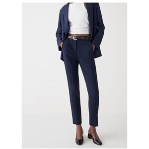 J. Crew Pants Women's 0 Petite Black 365 Cameron High Rise Trousers